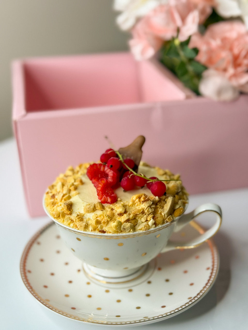 A Delicate Pink Gift Box