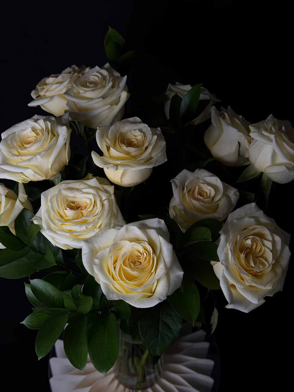 White Rose Arrangement ￼