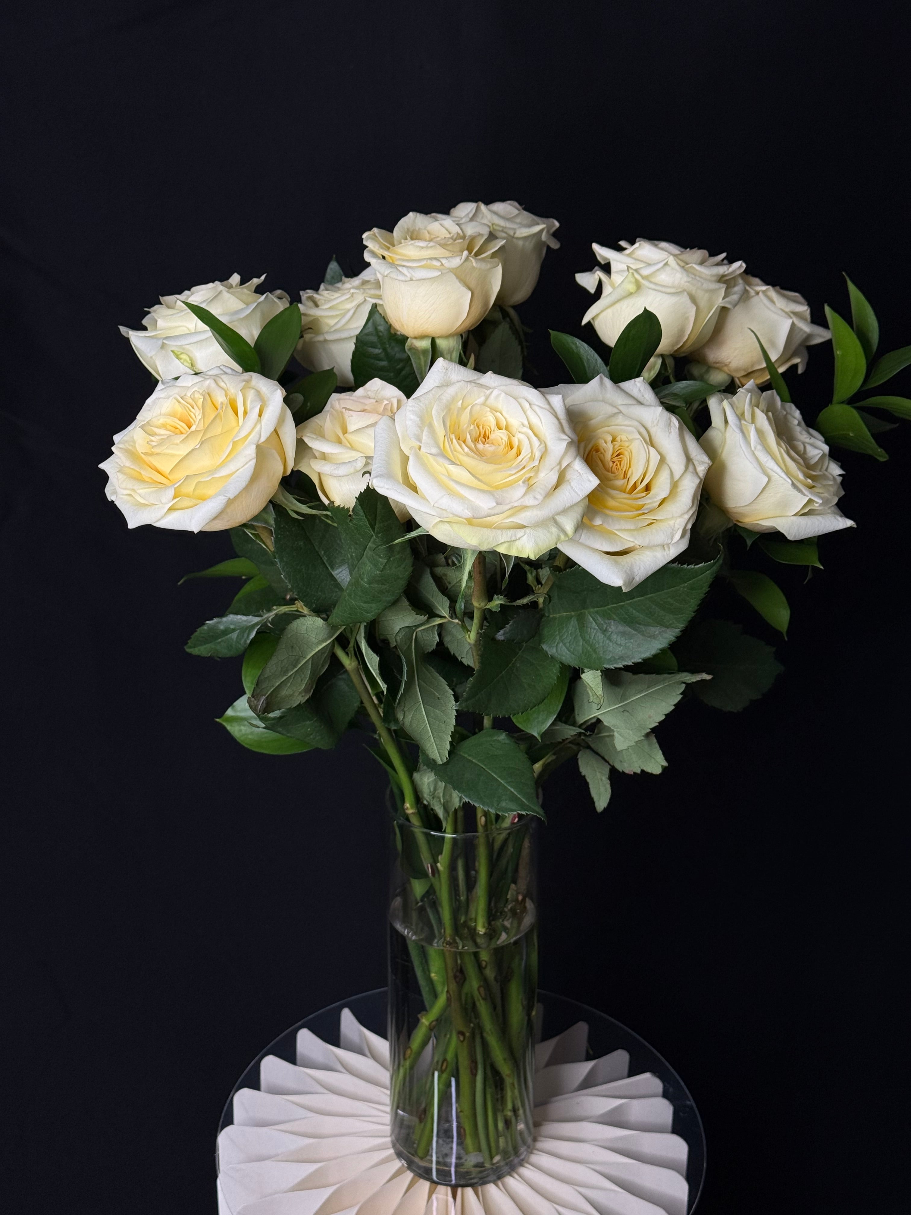 White Rose Arrangement ￼